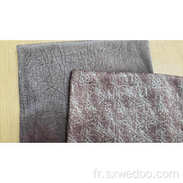 Meuble de meubles en tissu de canapé en velours imprimé en polyester